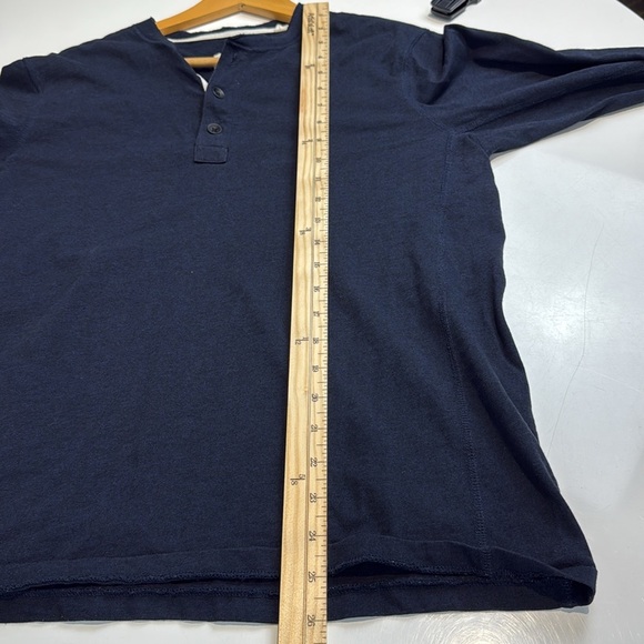 Rag & Bone Blue Long Sleeve Tee Size Medium - Picture 5 of 6